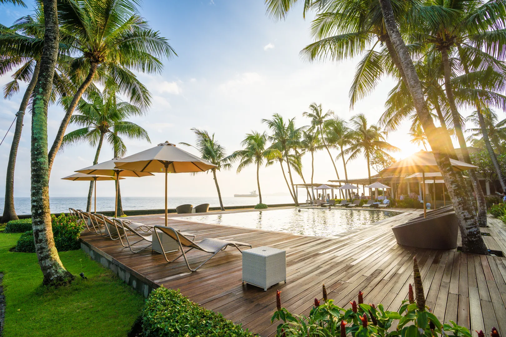 Swimming Pool At Nirwana Beach Resort